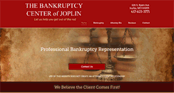 Desktop Screenshot of bankruptcyjoplin.com