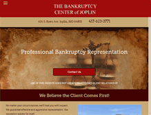 Tablet Screenshot of bankruptcyjoplin.com